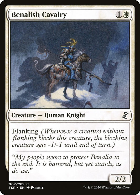 Benalish Cavalry - carta Magic The Gathering
