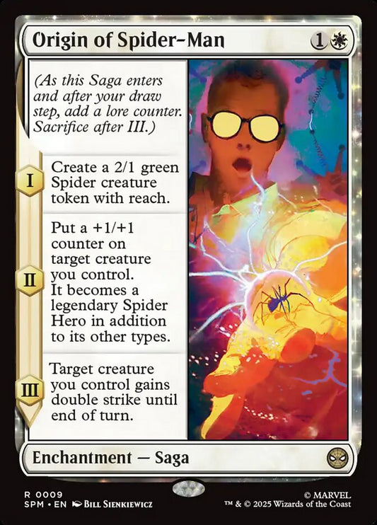 Origin of Spider-Man - carta Magic The Gathering