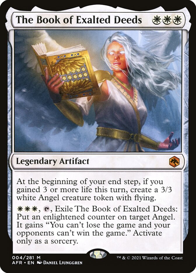 The Book of Exalted Deeds - carta Magic The Gathering
