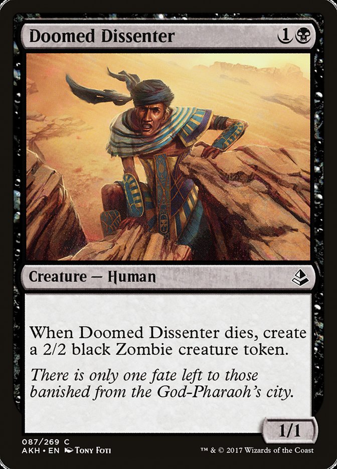 Doomed Dissenter - carta Magic The Gathering