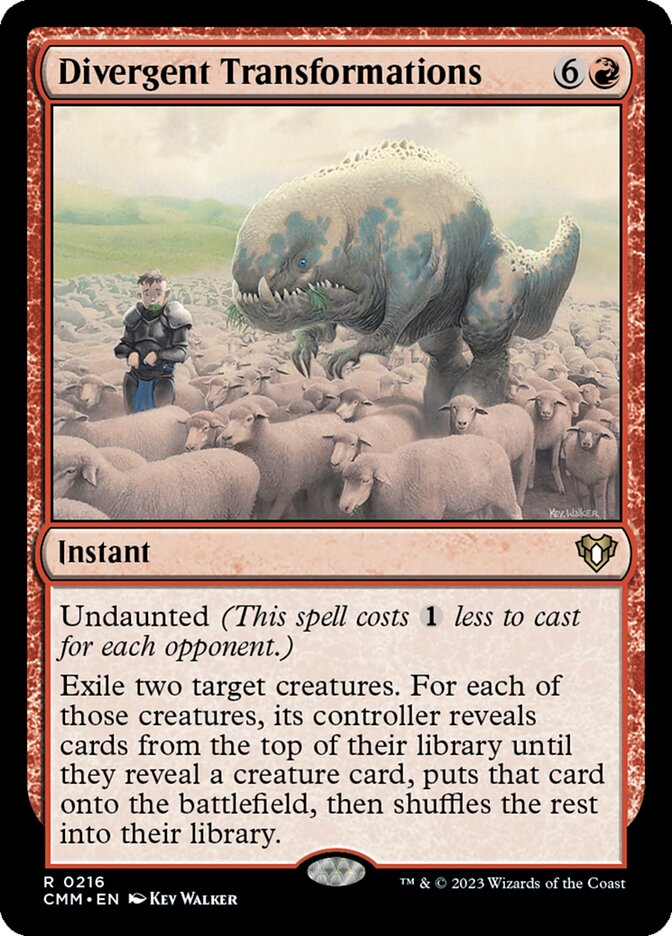 Divergent Transformations - carta Magic The Gathering