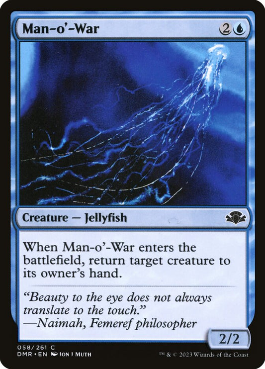Man-o'-War - carta Magic The Gathering