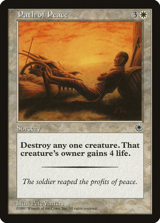 Path of Peace - carta Magic The Gathering