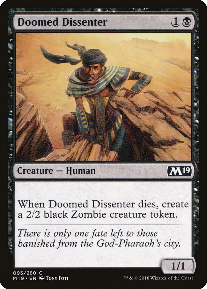 Doomed Dissenter - M19-093-NF-STD
