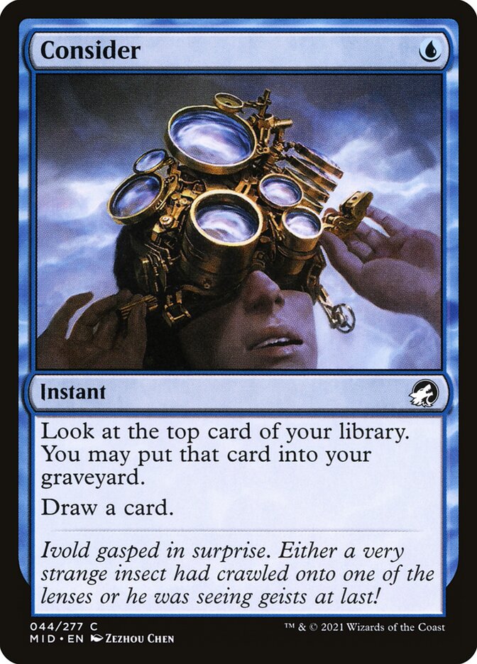 Consider - carta Magic The Gathering