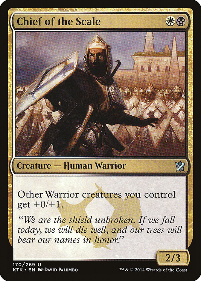 Chief of the Scale - carta Magic The Gathering