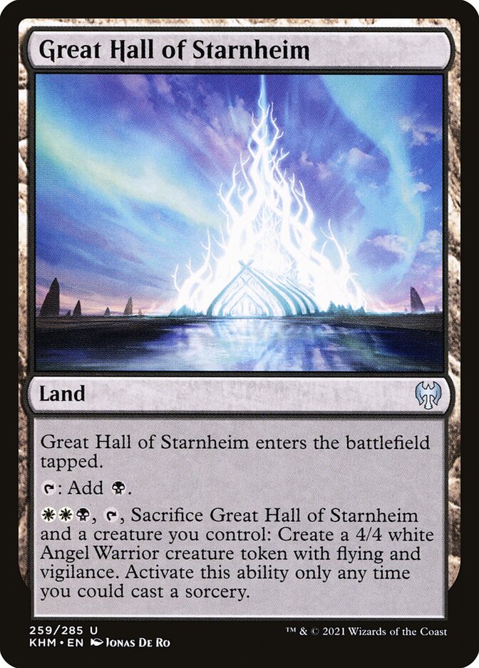 Great Hall of Starnheim - carta Magic The Gathering