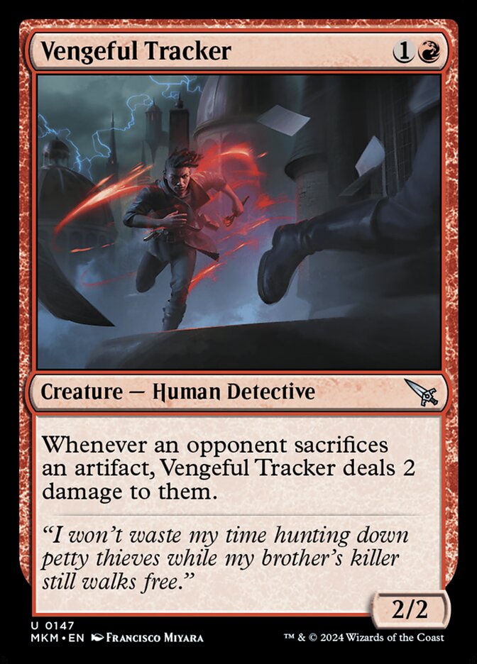 Vengeful Tracker - carta Magic The Gathering