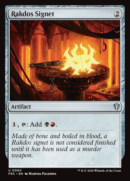 Rakdos Signet - carta Magic The Gathering