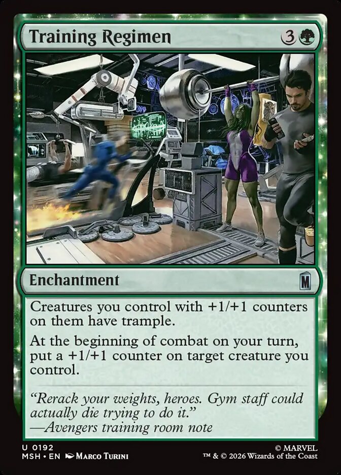 Training Regimen - carta Magic The Gathering