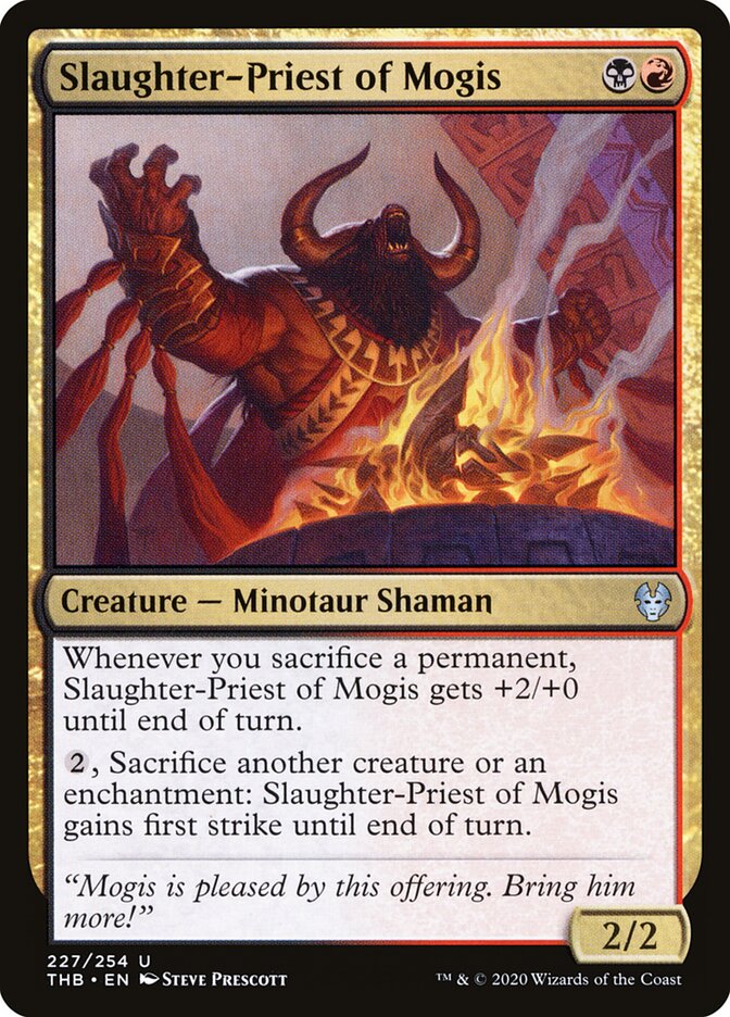 Slaughter-Priest of Mogis - carta Magic The Gathering