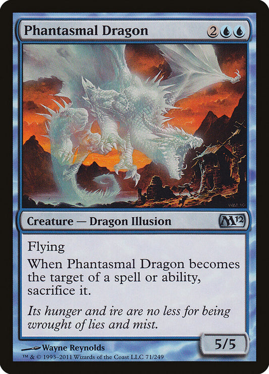 Phantasmal Dragon - carta Magic The Gathering