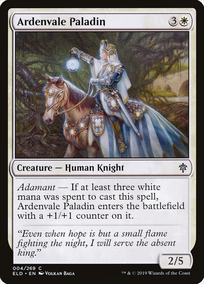 Ardenvale Paladin - carta Magic The Gathering