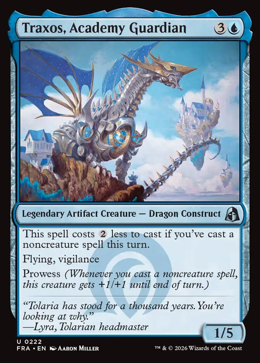 Traxos, Academy Guardian - carta Magic The Gathering