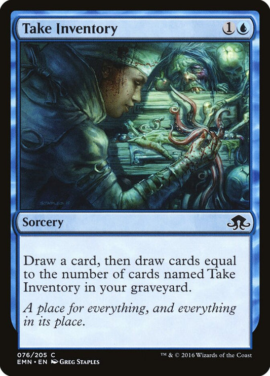 Take Inventory - carta Magic The Gathering