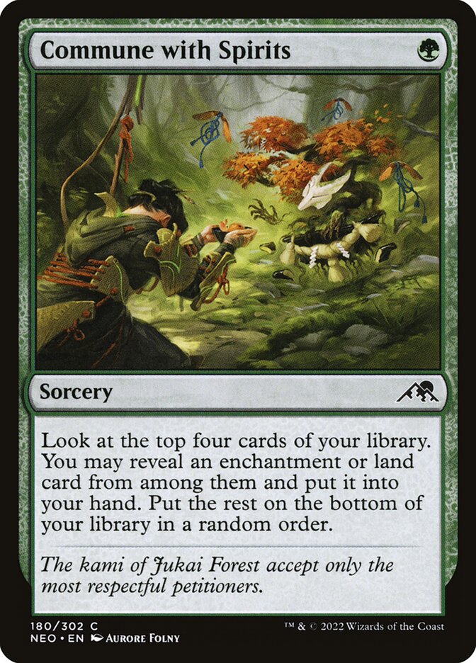Commune with Spirits - carta Magic The Gathering