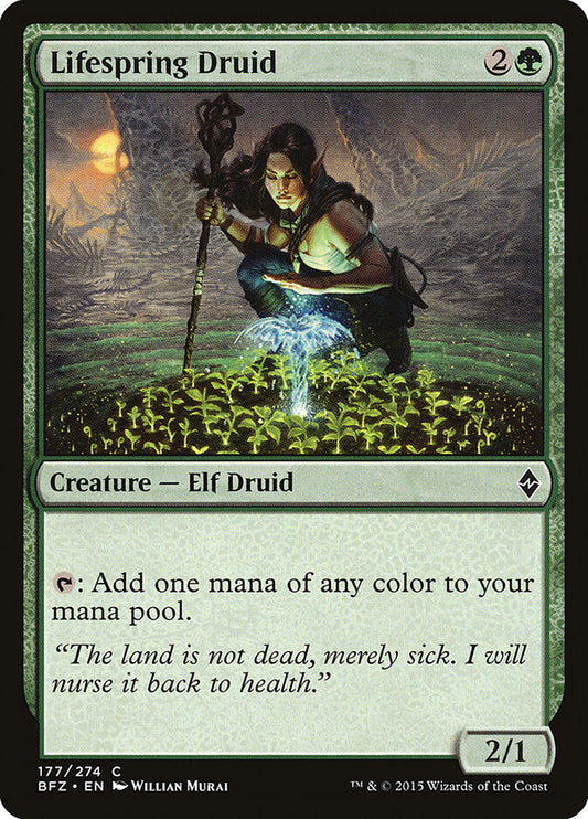 Lifespring Druid - carta Magic The Gathering