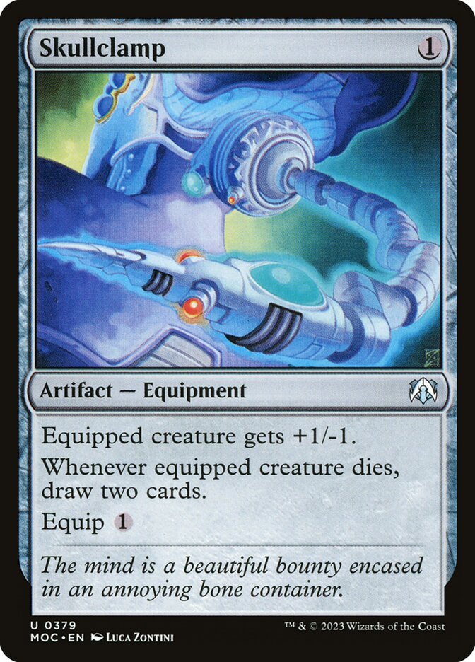 Skullclamp - carta Magic The Gathering