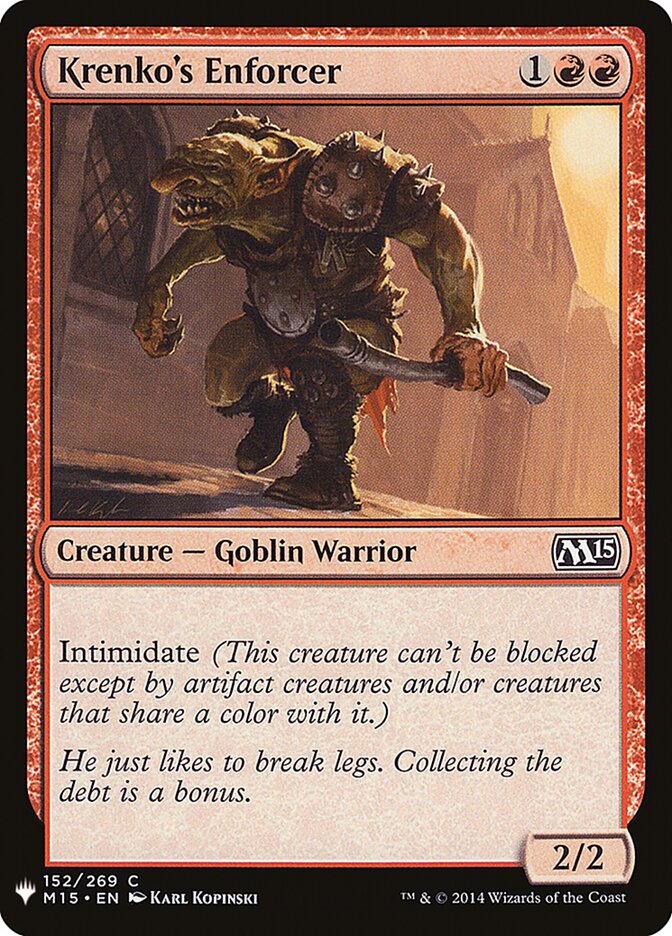 Krenko's Enforcer - carta Magic The Gathering