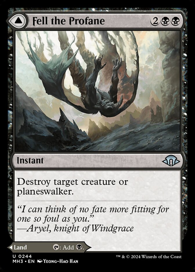 Fell the Profane - carta Magic The Gathering