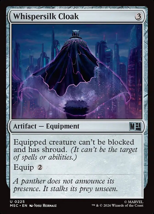 Whispersilk Cloak - carta Magic The Gathering