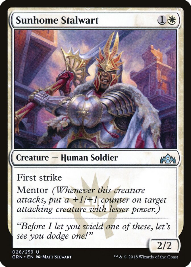 Sunhome Stalwart - carta Magic The Gathering
