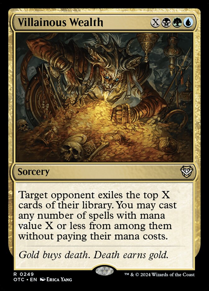 Villainous Wealth - carta Magic The Gathering