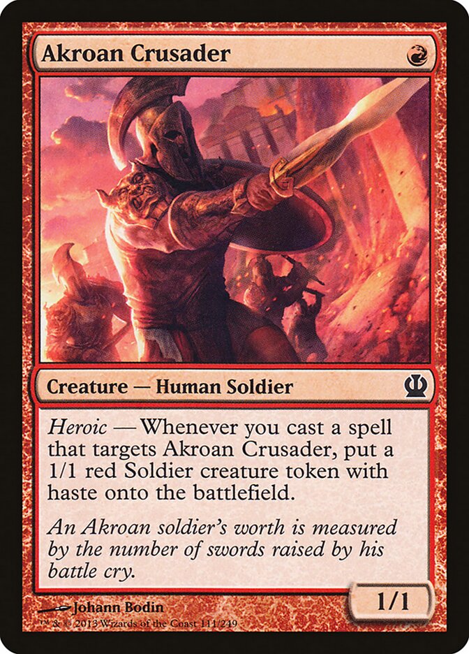 Akroan Crusader - carta Magic The Gathering