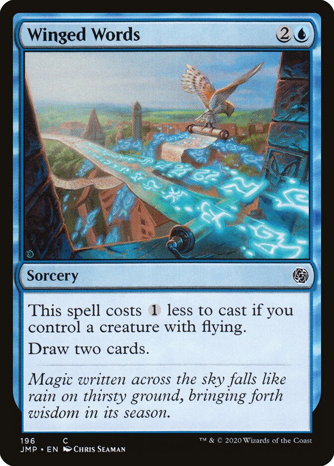 Winged Words - carta Magic The Gathering