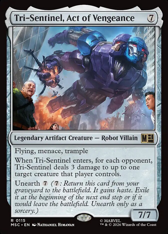 Tri-Sentinel, Act of Vengeance - carta Magic The Gathering
