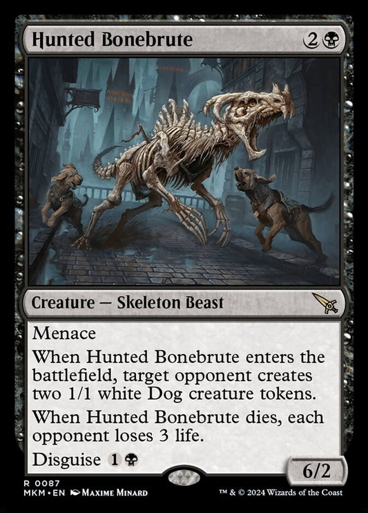 Hunted Bonebrute - carta Magic The Gathering