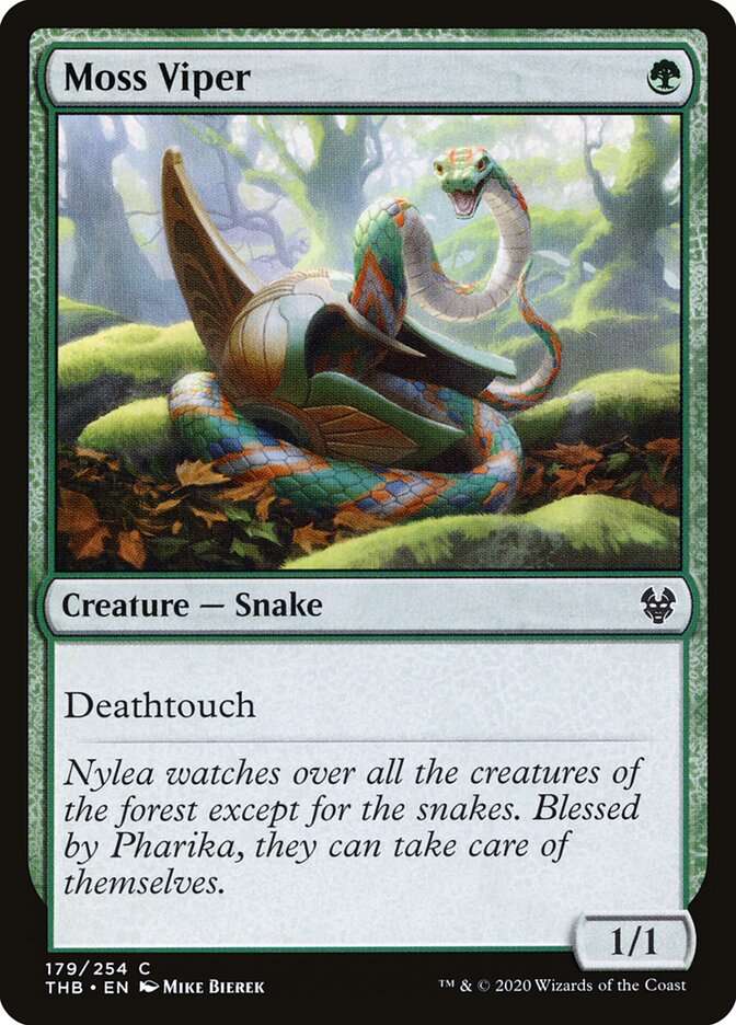 Moss Viper - carta Magic The Gathering