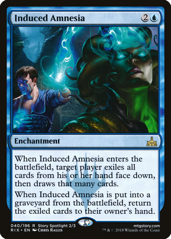 Induced Amnesia - carta Magic The Gathering