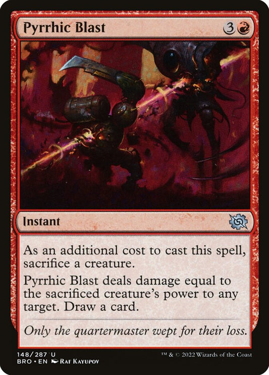 Pyrrhic Blast - carta Magic The Gathering