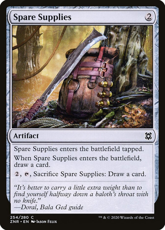 Spare Supplies - carta Magic The Gathering