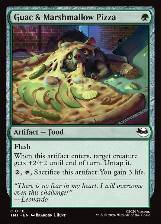 Guac & Marshmallow Pizza - carta Magic The Gathering
