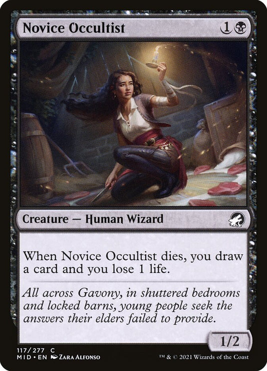 Novice Occultist - carta Magic The Gathering