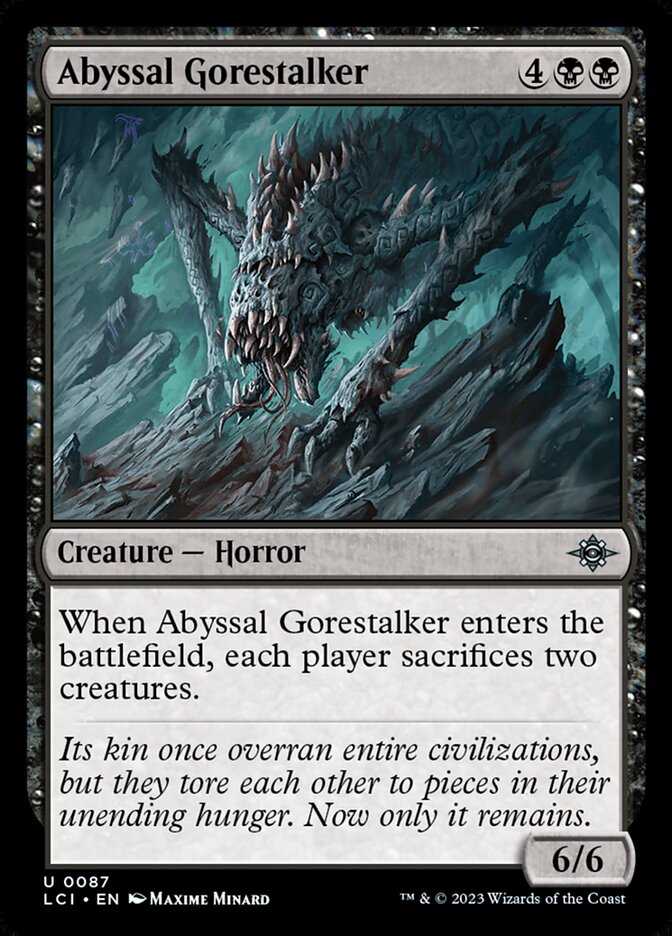 Abyssal Gorestalker - carta Magic The Gathering