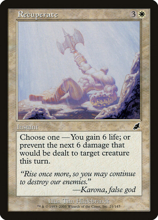 Recuperate - carta Magic The Gathering