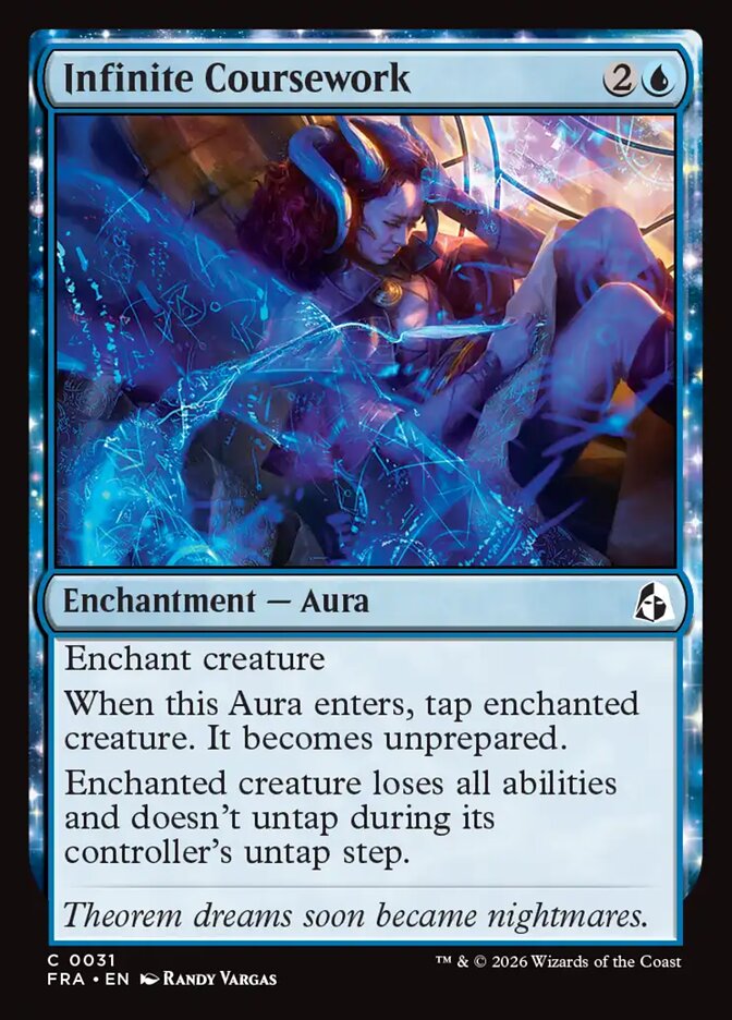 Infinite Coursework - carta Magic The Gathering