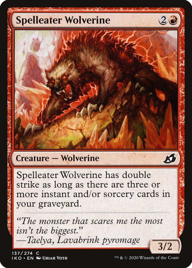 Spelleater Wolverine - carta Magic The Gathering