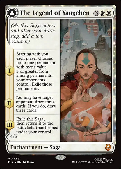 The Legend of Yangchen - carta Magic The Gathering