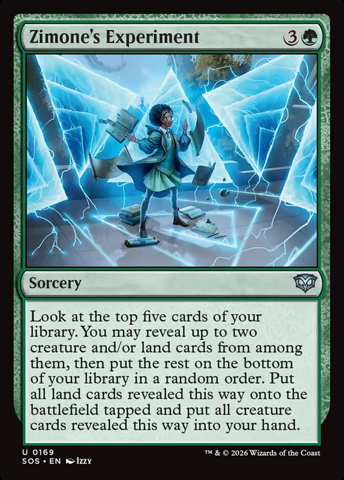Zimone's Experiment - carta Magic The Gathering