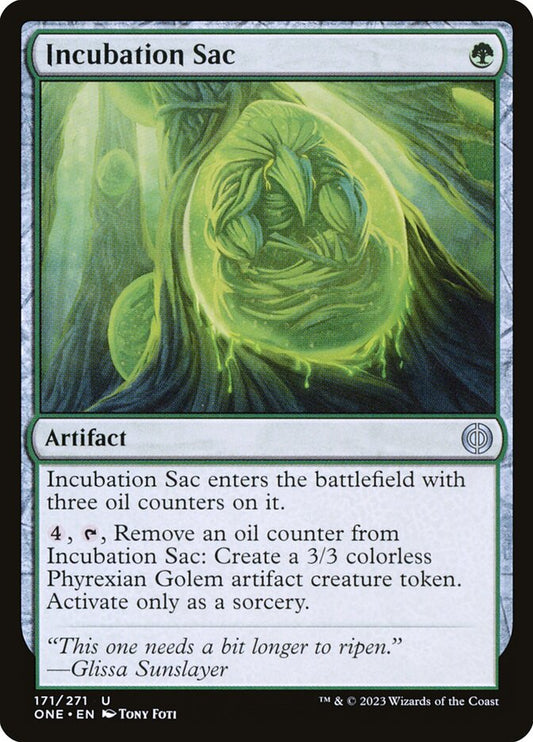 Incubation Sac - carta Magic The Gathering
