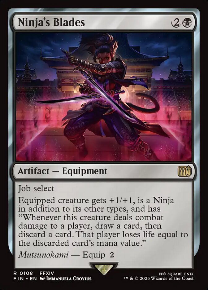 Ninja's Blades - carta Magic The Gathering