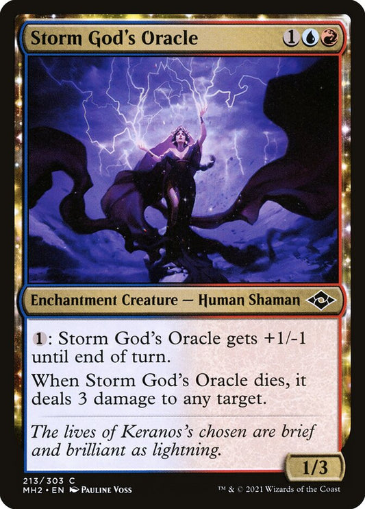 Storm God's Oracle - carta Magic The Gathering