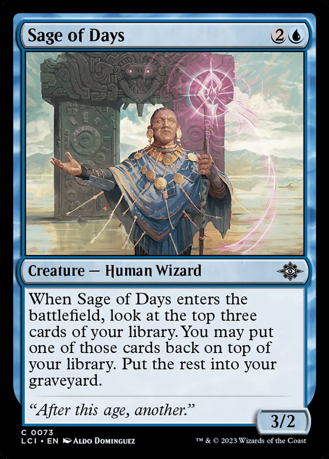 Sage of Days - carta Magic The Gathering