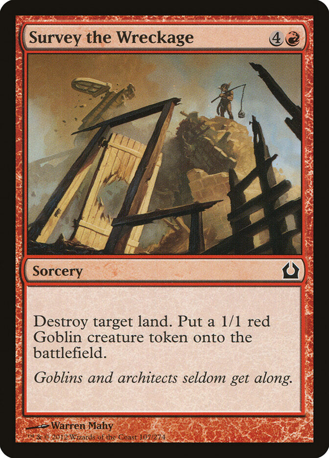 Survey the Wreckage - carta Magic The Gathering