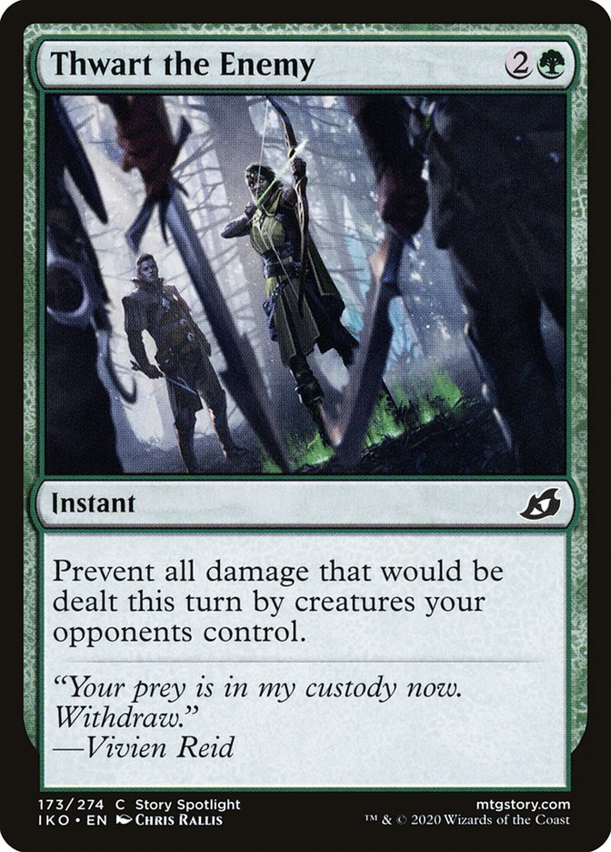 Thwart the Enemy - carta Magic The Gathering