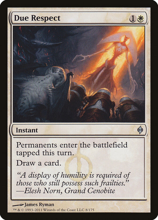 Due Respect - carta Magic The Gathering